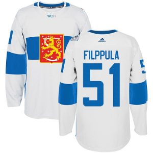 Herren Team Finland #51 Valtteri Filppula Authentic Weiß Heim 2016 World Cup